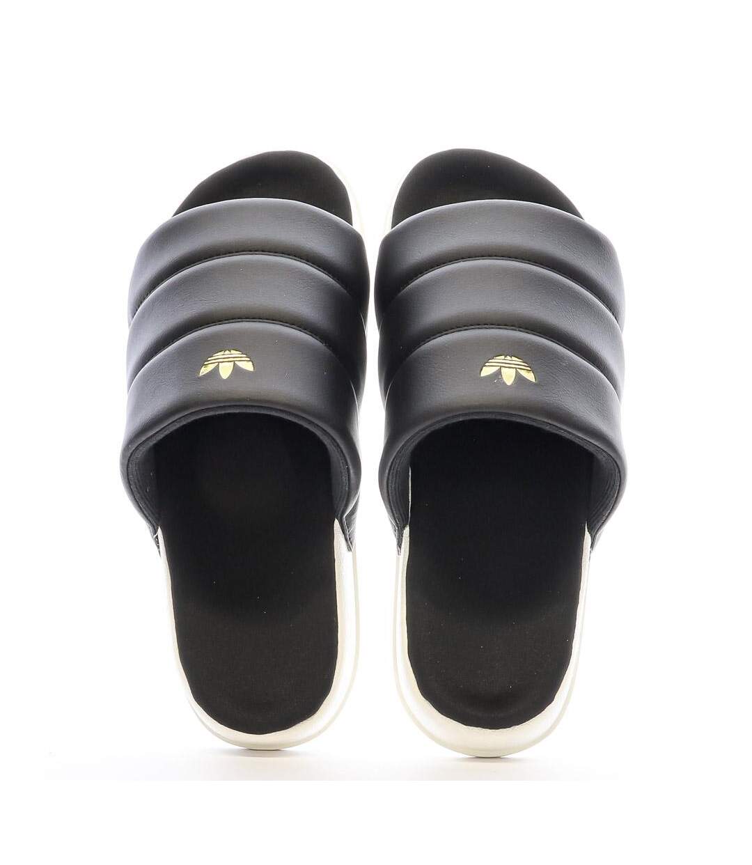 Claquettes Noires Femme Adidas Adilette - 38-3