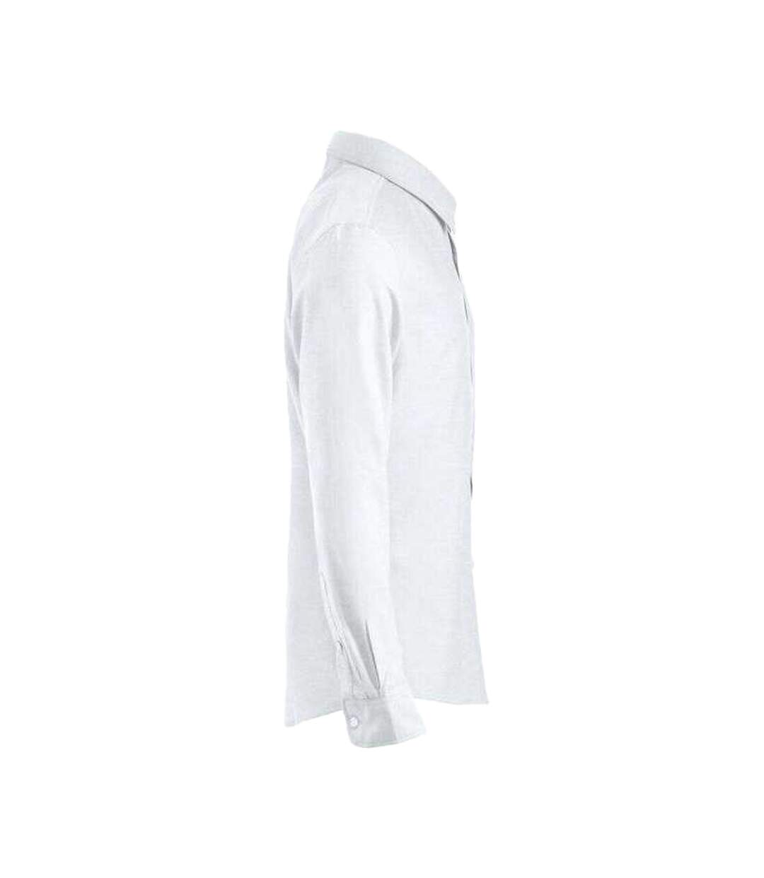 Chemise Manches Longues Homme Blanc Clique-4