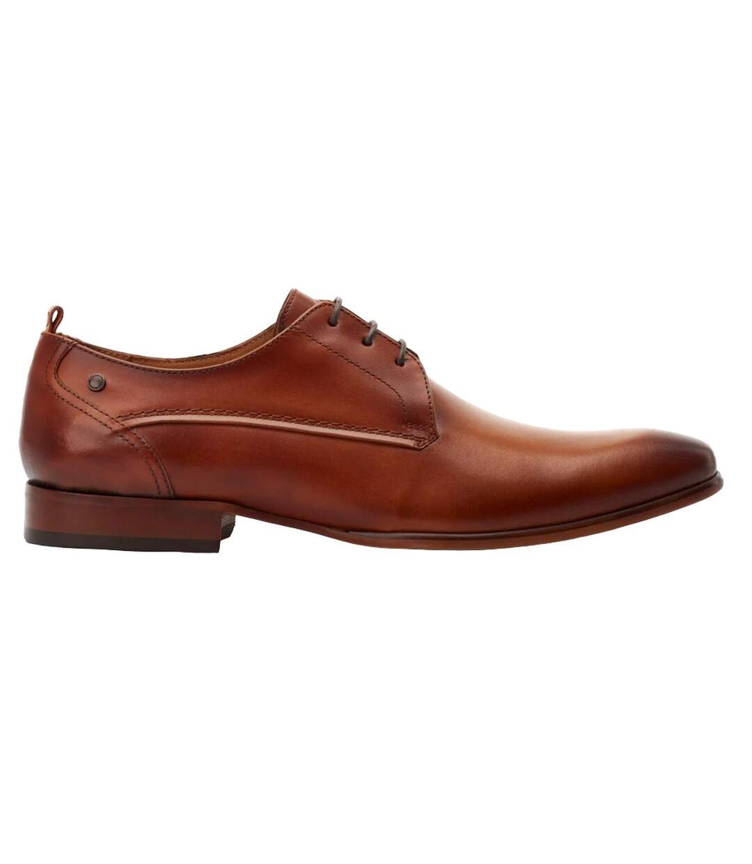 Chaussures brogues gambino homme marron clair Base London-3