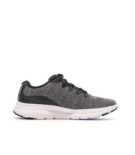 Chaussures de running grises/violettes femme under armour charged
