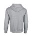 Gildan Heavy Blend Unisex Adult Full Zip Hooded Sweatshirt Top (Sport Grey) - UTBC471