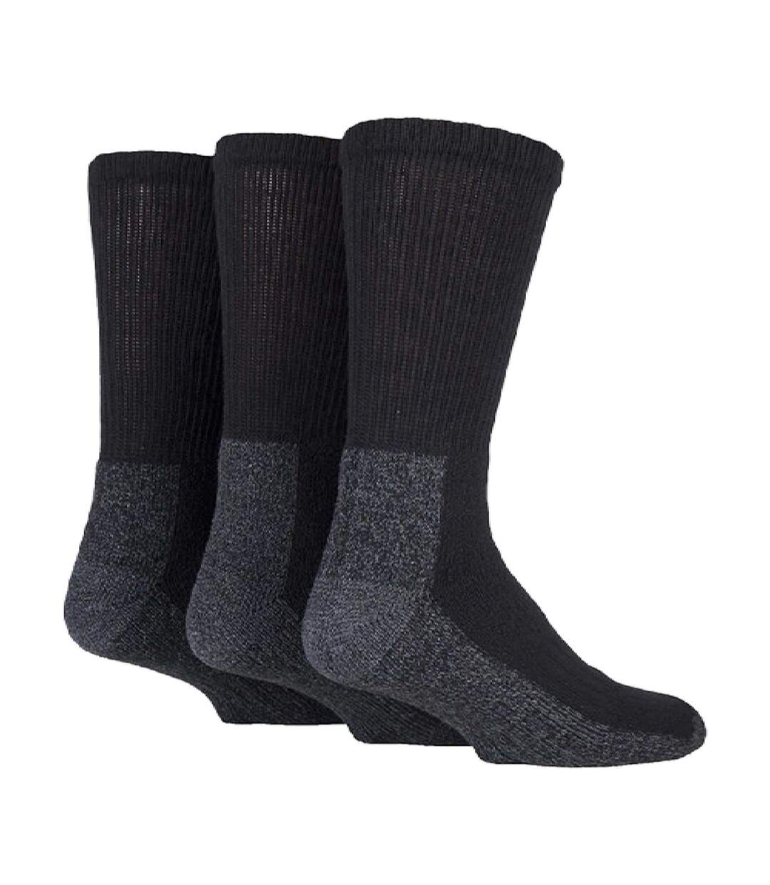 3 Pack Mens Heavy Duty Work Socks for Steel Toe Boots-1
