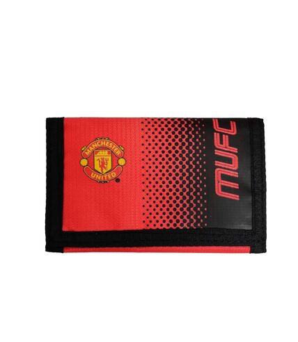 Manchester United FC Fade Wallet (Black/Red) (One Size) - UTBS3150