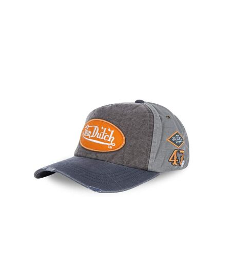 Casquette Baseball Homme Jack Gris Logo Orange Vondutch