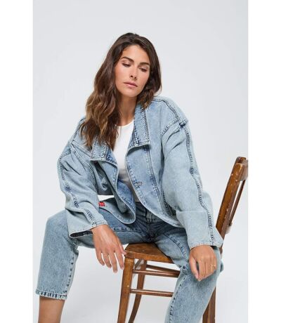 Veste Flana Light Medium Blue Brushed