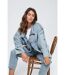 Veste Flana Light Medium Blue Brushed-1