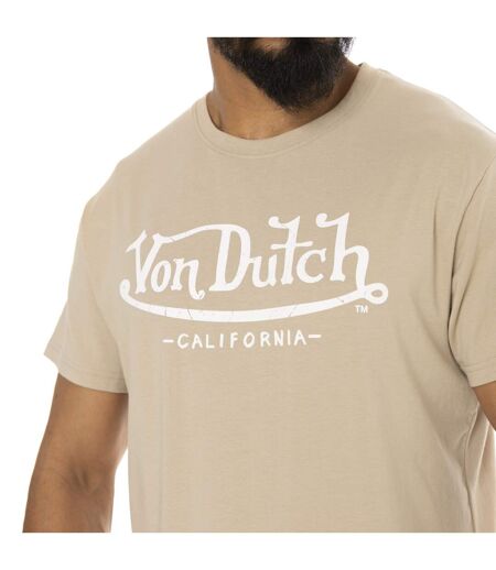 T-shirt homme col rond en coton avec logo Life Vondutch