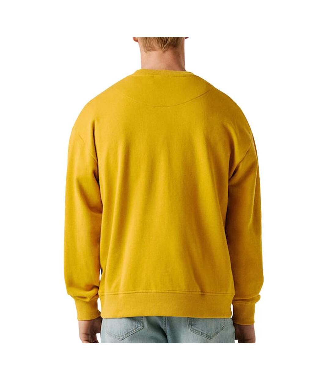 Sweat jaune homme pepe jeans pjl-2