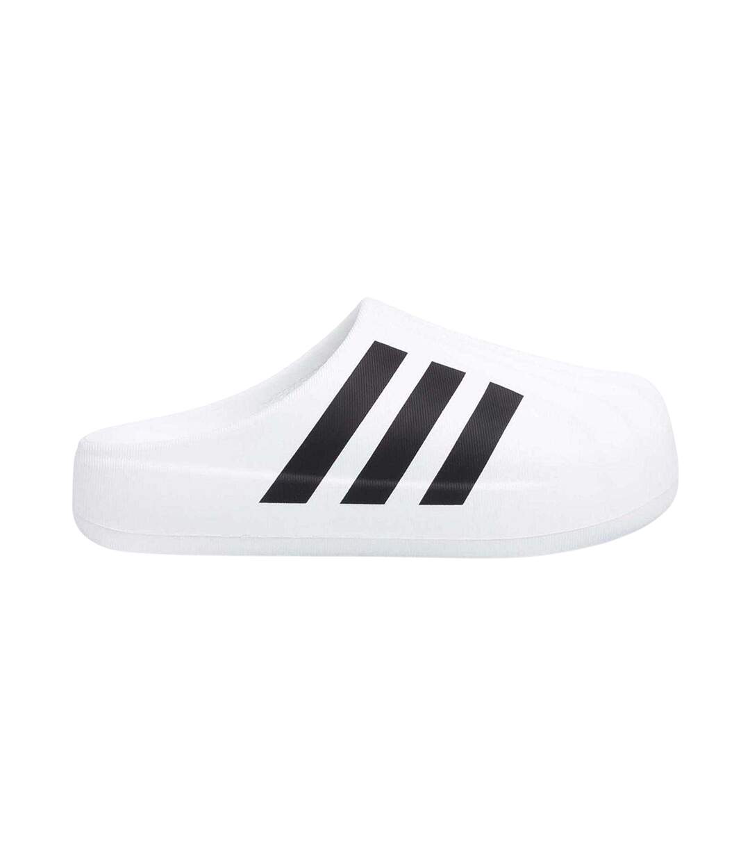 Womens/ladies Adifom Superstar Mules White Black Adidas-1