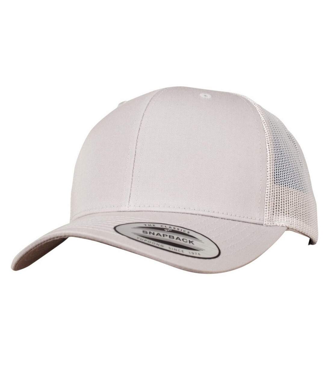 Casquette Trucker Motif/style Rétro Argenté Flexfit-3