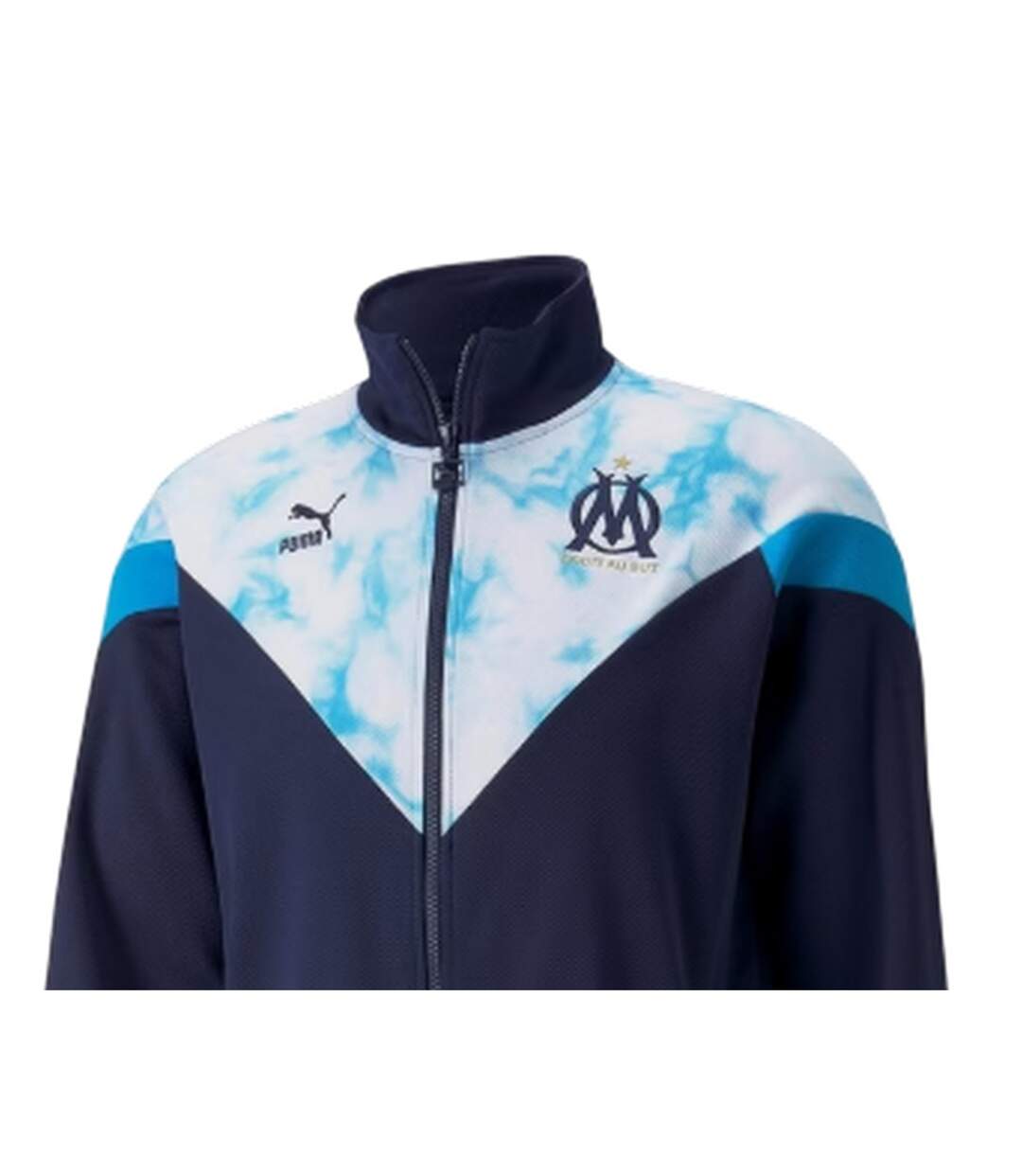 Mens Olympique De Marseille Fc Track Jacket Navy Puma-4