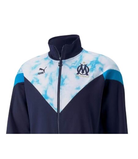 Mens Olympique De Marseille Fc Track Jacket Navy Puma