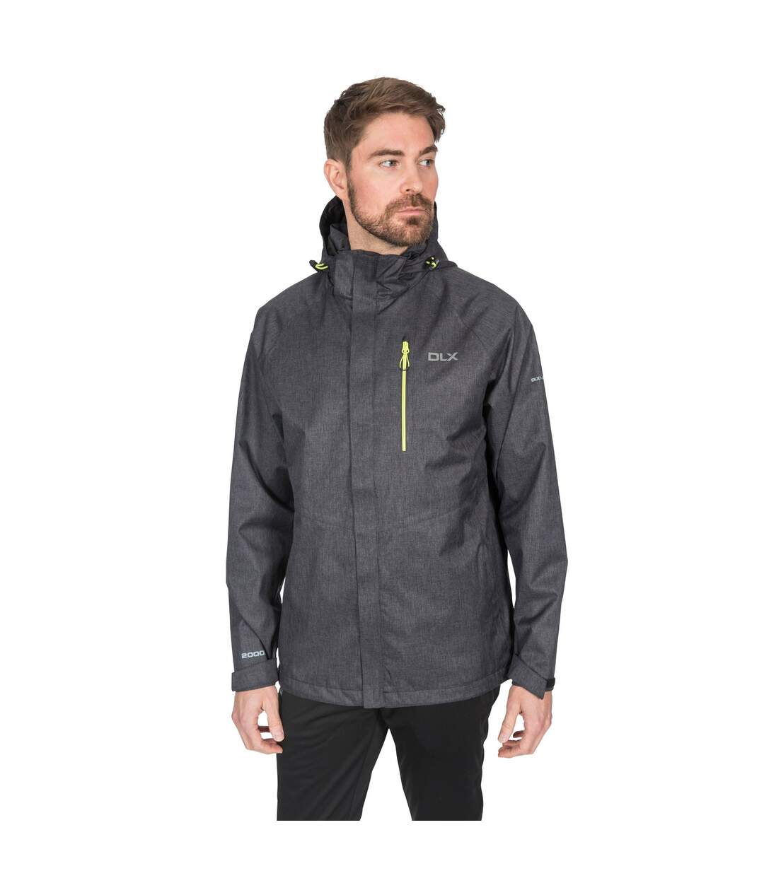 Trespass Veste imperméable Dupree pour hommes (Marl noir) - UTTP4599