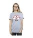 Disney Femme/Ladies - Mickey Mouse Love You Hands - T-shirt boyfriend en coton (Gris sportif) - UTBI38839-2