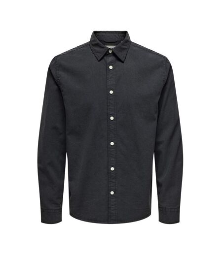 Chemise noir homme only & sons sotto