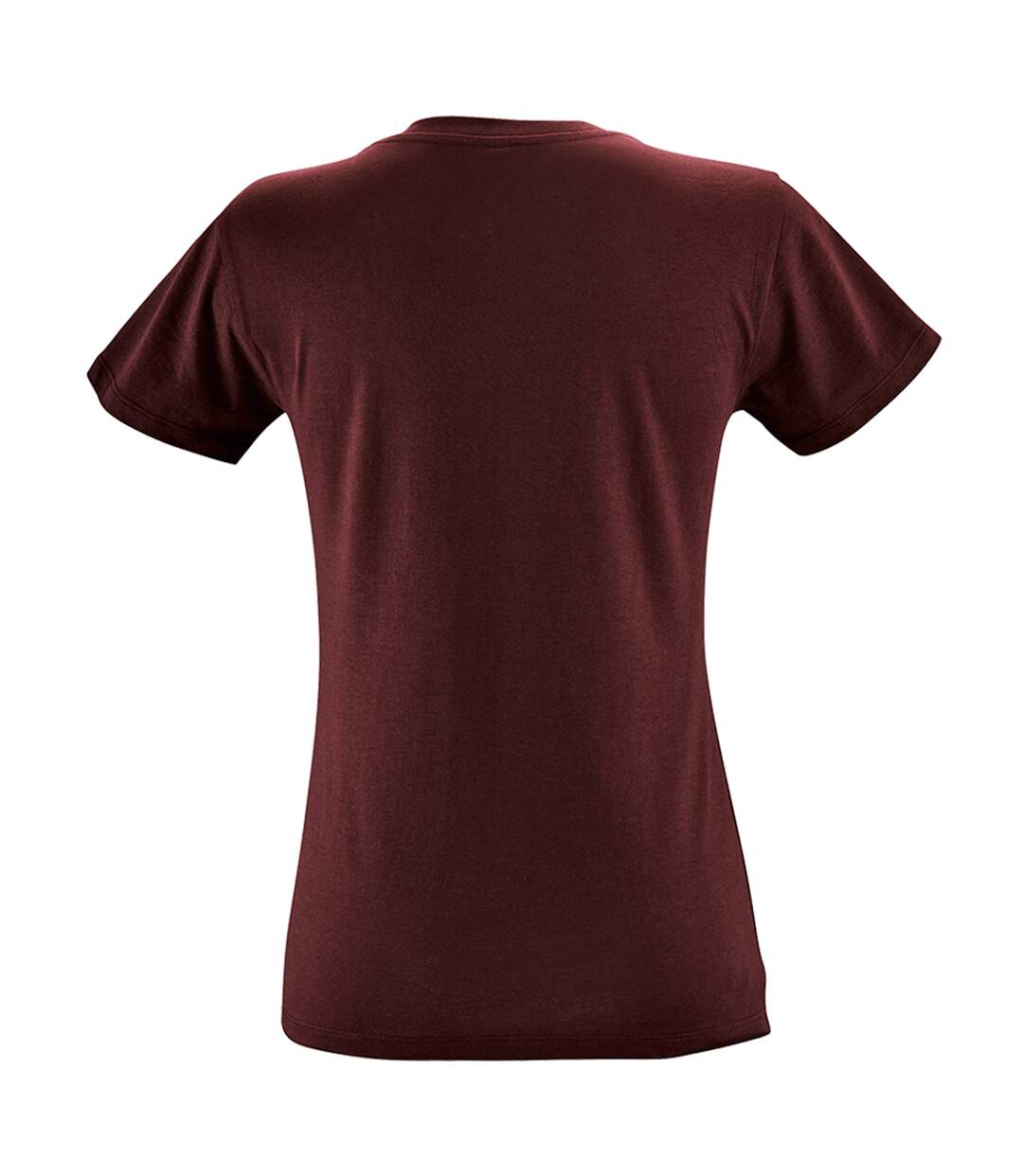 Regent t-shirt femme bordeaux SOLS-3