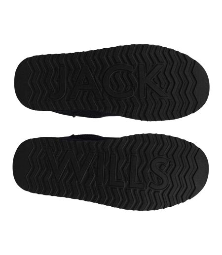 Womens/ladies Suede Snug Fit Boots Black Jack Wills