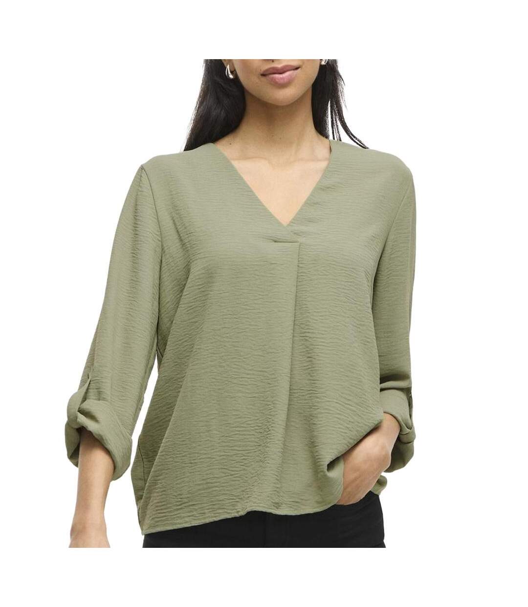 Blouse kaki femme vila josa-1