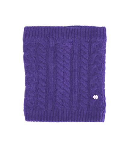 HyFASHION Snood en tricot torsadé pour adultes Meribel (Violet) (One Size) - UTBZ858