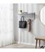 Patère Murale en Métal Paulo 75cm Gris-4