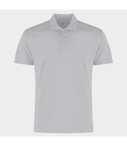 Kustom Kit Mens Cooltex Plus Micro Mesh Polo Shirt (White)