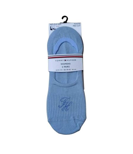 Socquettes Motif/style Logo Femme Bleu Tommy Hilfiger
