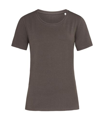 Stedman Womens/Ladies Stars T-Shirt (Dark Chocolate Brown) - UTAB469