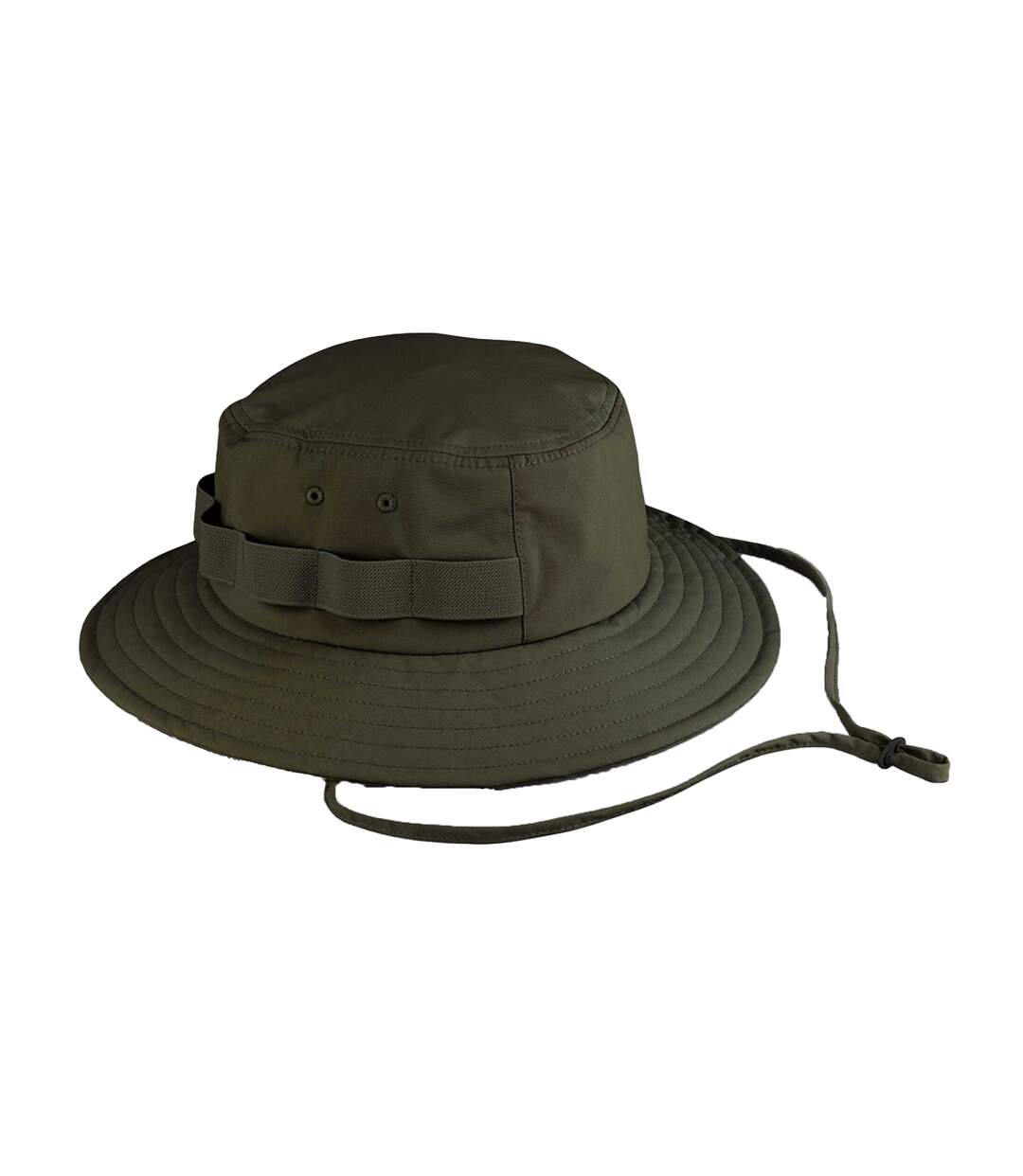 Unisex Adult Adventure Outdoor Sun Hat Military Green Beechfield-1