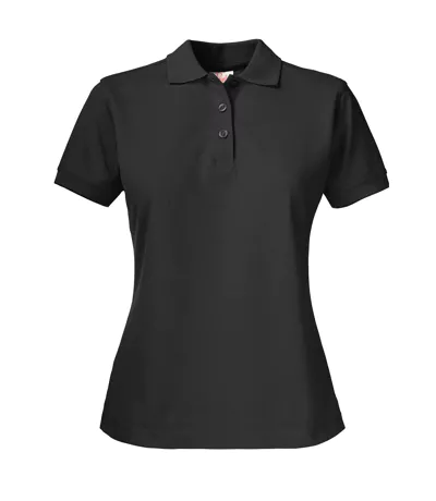 Womens/ladies Surf Pro Polo Shirt Steel Grey Printer