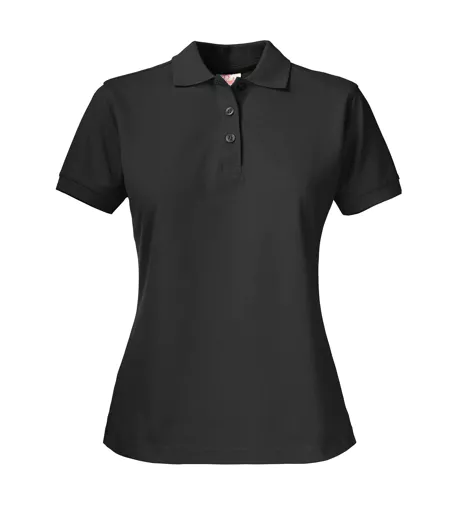 Womens/ladies Surf Pro Polo Shirt Steel Grey Printer