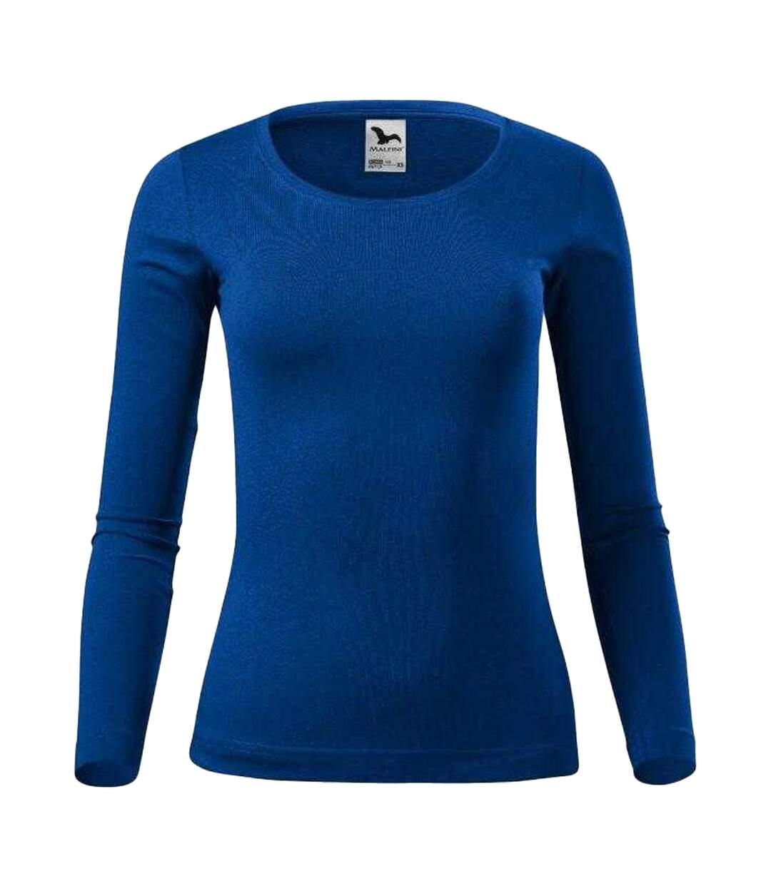 T-shirt Manches Longues Motif/style Uni Femme Bleu Roi Malfini-1
