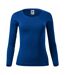 T-shirt Manches Longues Motif/style Uni Femme Bleu Roi Malfini-1