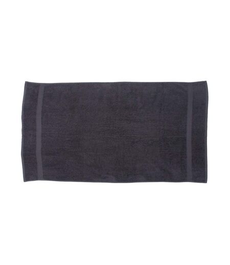 Luxury bath towel one size steel grey Towel City
