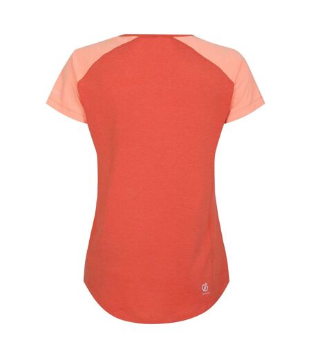 T-shirt corral femme orange vif / mandarine chiné Dare 2B