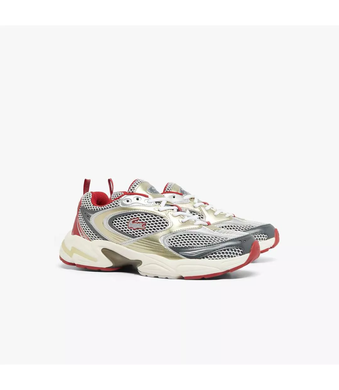 Mens Storm 96 2k Synthetic Leather Trainers Red Lacoste-2