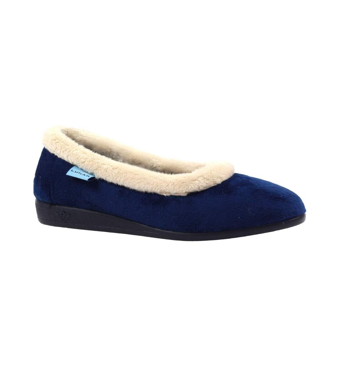 Chaussons mabel femme bleu Lunar-1