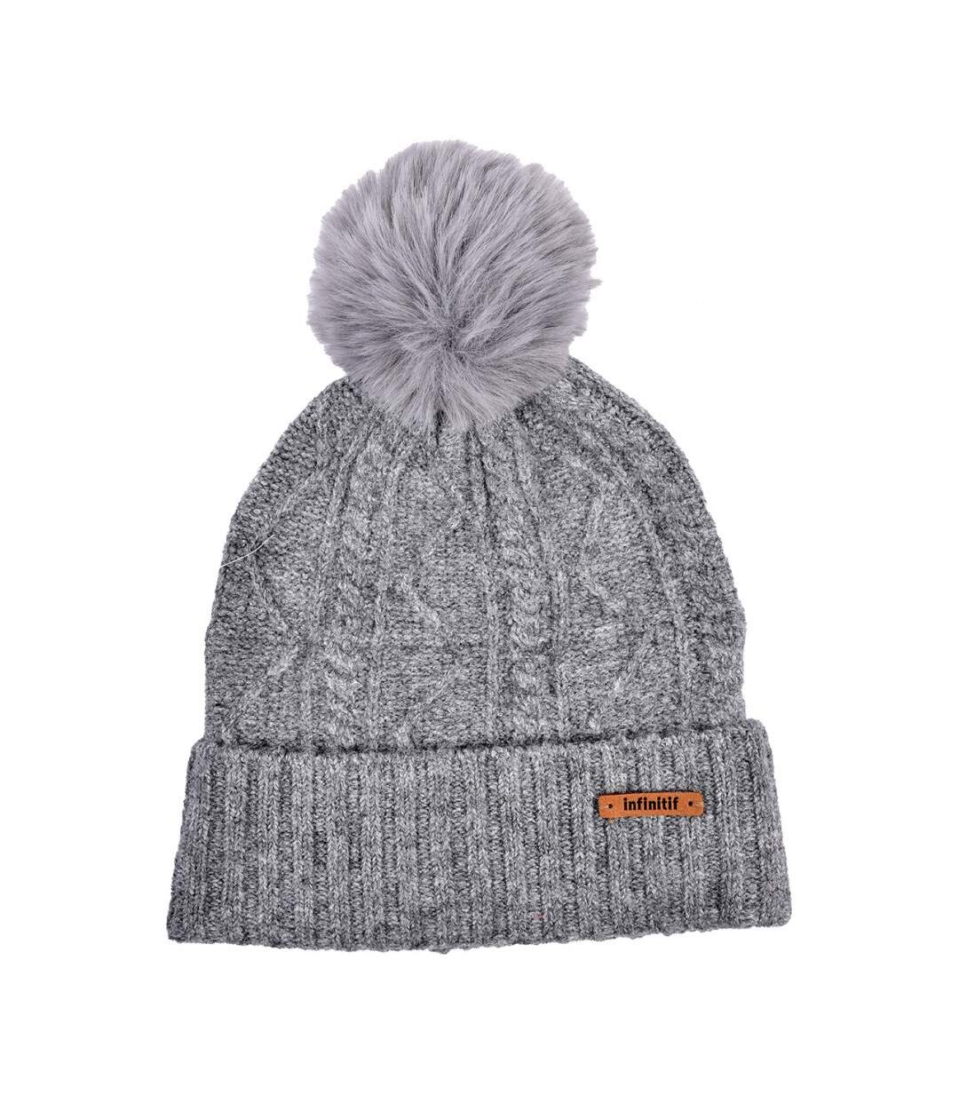 Bonnet Pompon INFINITF Femme-3
