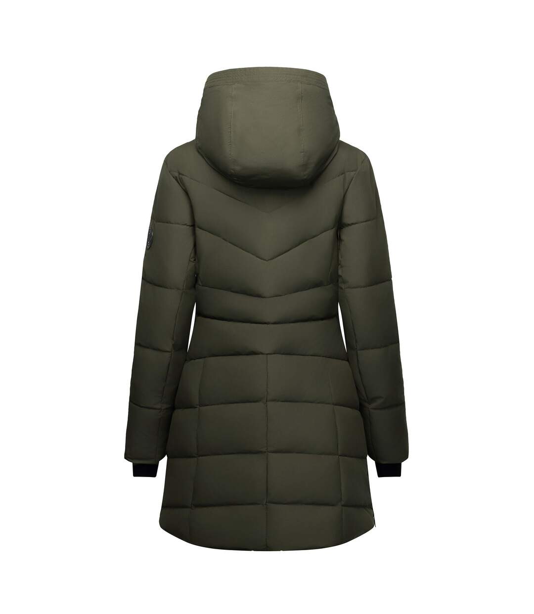Womens/ladies Slim Padded Jacket Dark Khaki Regatta-3