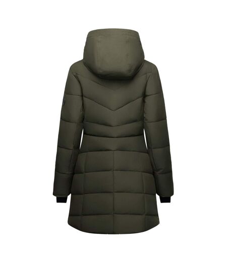 Womens/ladies Slim Padded Jacket Dark Khaki Regatta