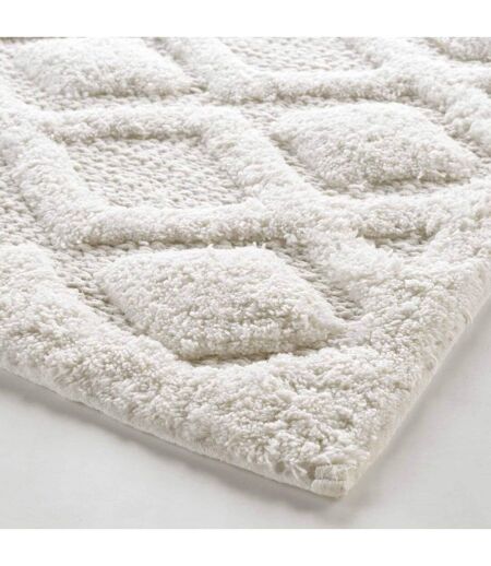 Tapis de Bain Jacquard Nemesis 50x80cm Blanc