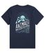 Mens Jacob Bude T-shirt Navy Animal-2