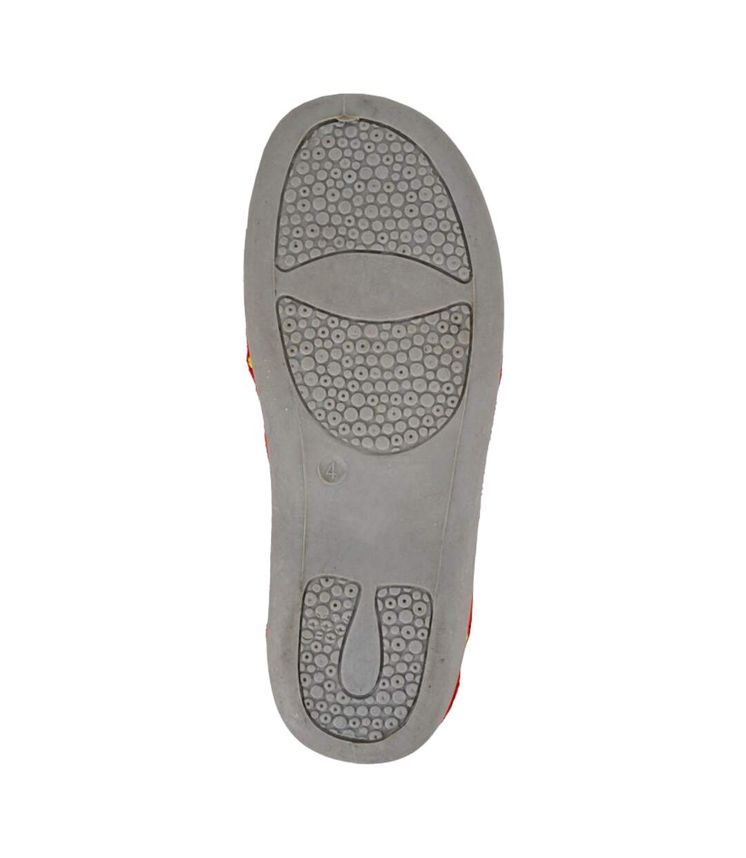 Chaussons Style À Pois Isla Femme Rouge Gris Sleepers-2