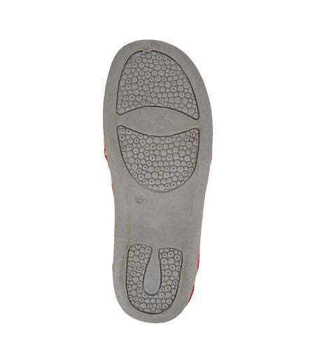 Chaussons Style À Pois Isla Femme Rouge Gris Sleepers