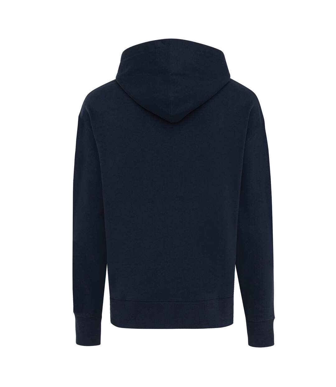 Unisex Adult Yoho Recycled Cotton Relaxed Fit Hoodie Navy Iqoniq-3