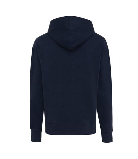 Unisex Adult Yoho Recycled Cotton Relaxed Fit Hoodie Navy Iqoniq