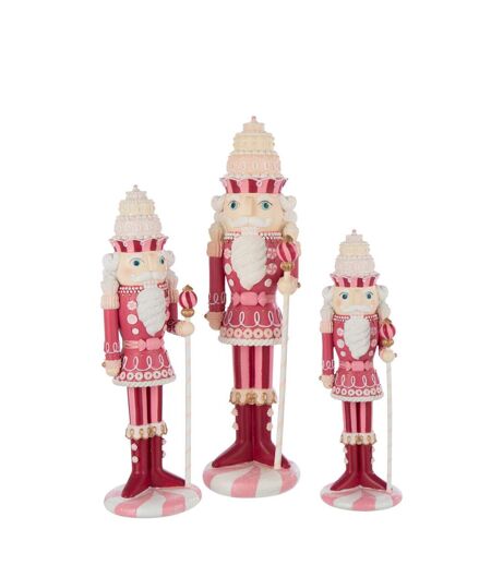 Casse-Noisette Déco Bonbon 38cm Rose