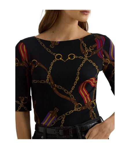 T-shirt Manches Courtes Judy Femme Noir Ralph Lauren