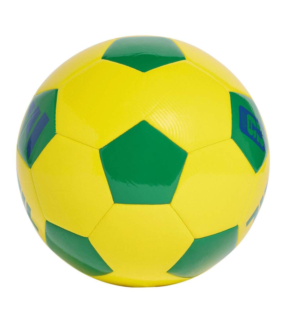 Ballon De Foot Motif/style Brésil Taille 4 Jaune Bleu Vert Adidas-2