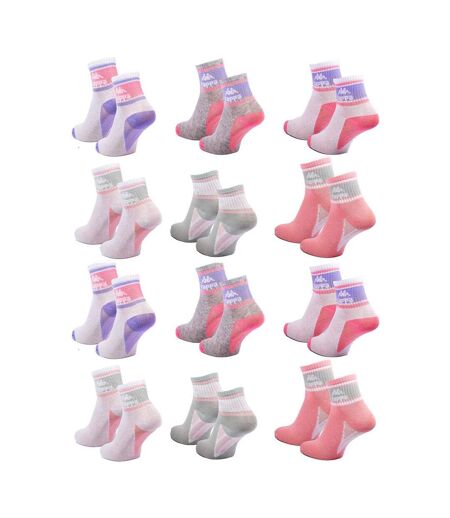 Chaussettes KAPPA QUARTER - Pack de 12 pcs 1143