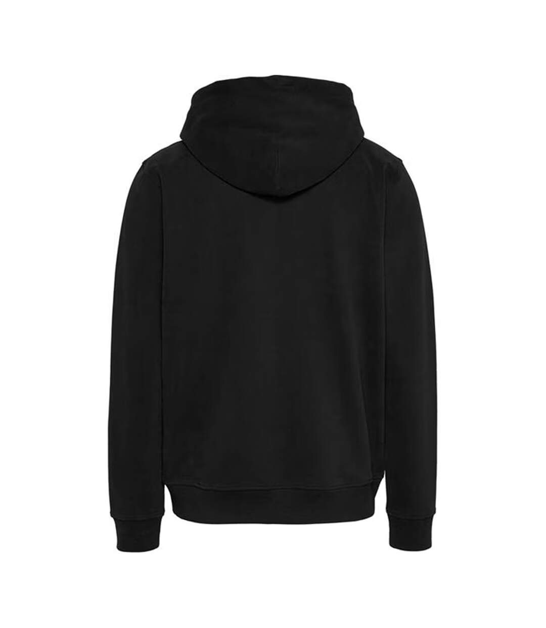 Mens Essential Cotton Hoodie Black Tommy Jeans-3